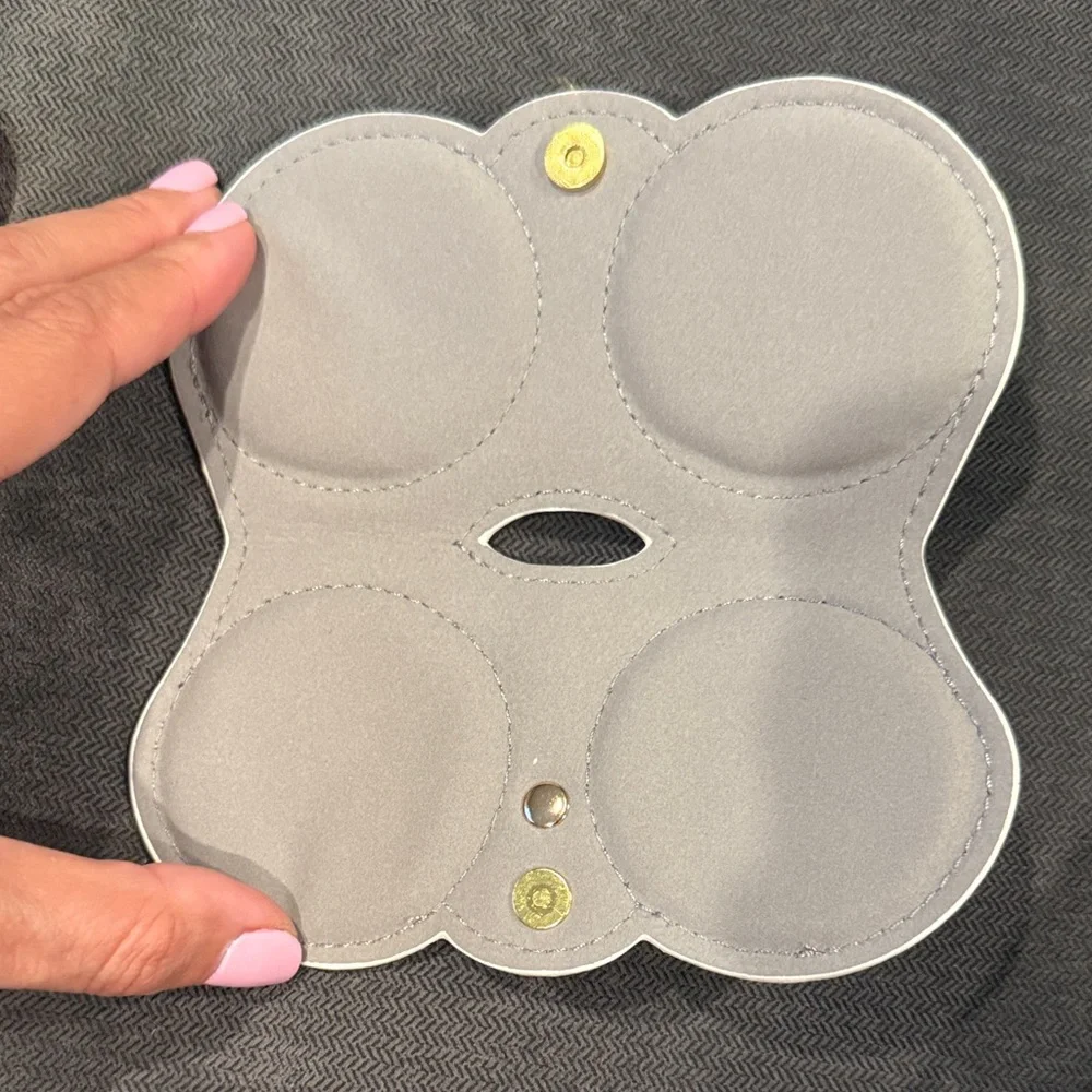 Suncover White and Green Glitter case